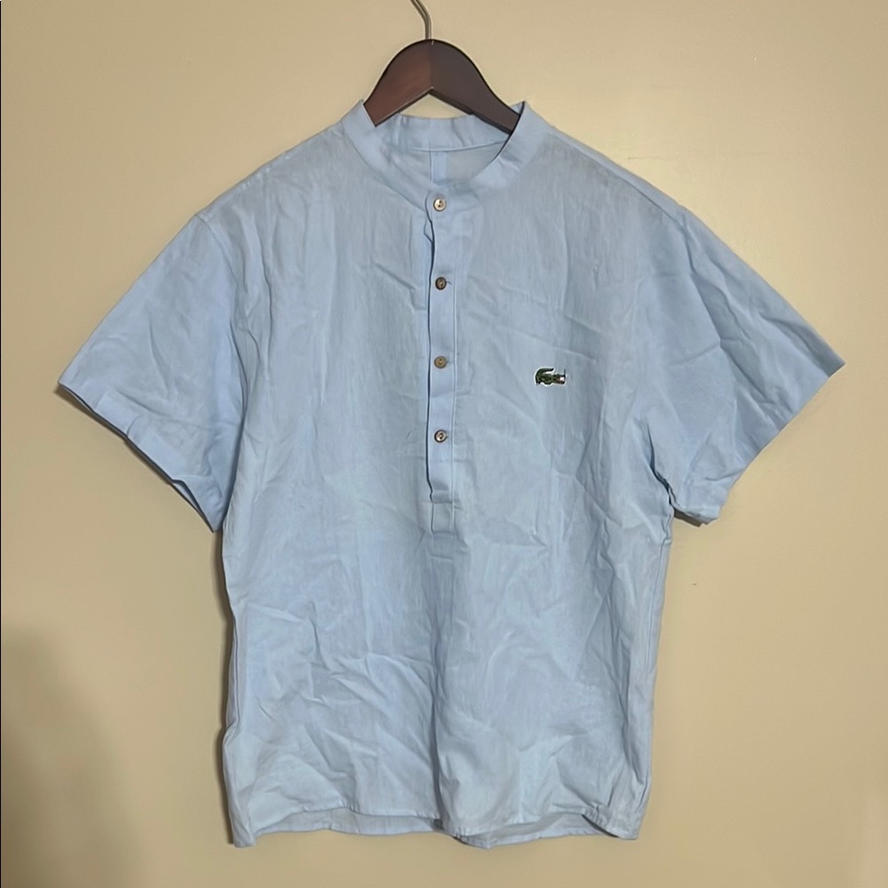Lacoste Light Blue Short Sleeve Shirt